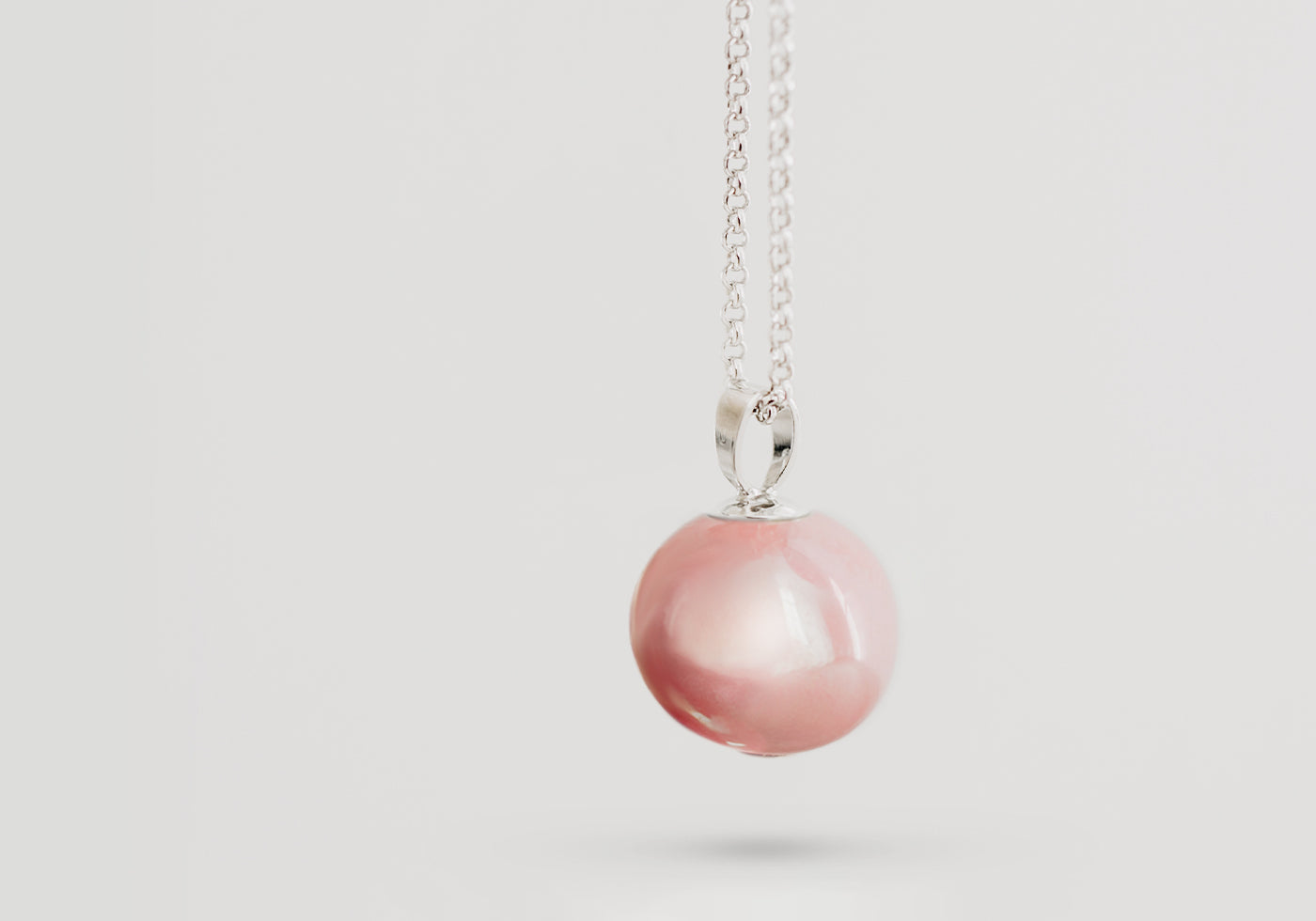 Perle mit Seele - ROSE CANDY silver