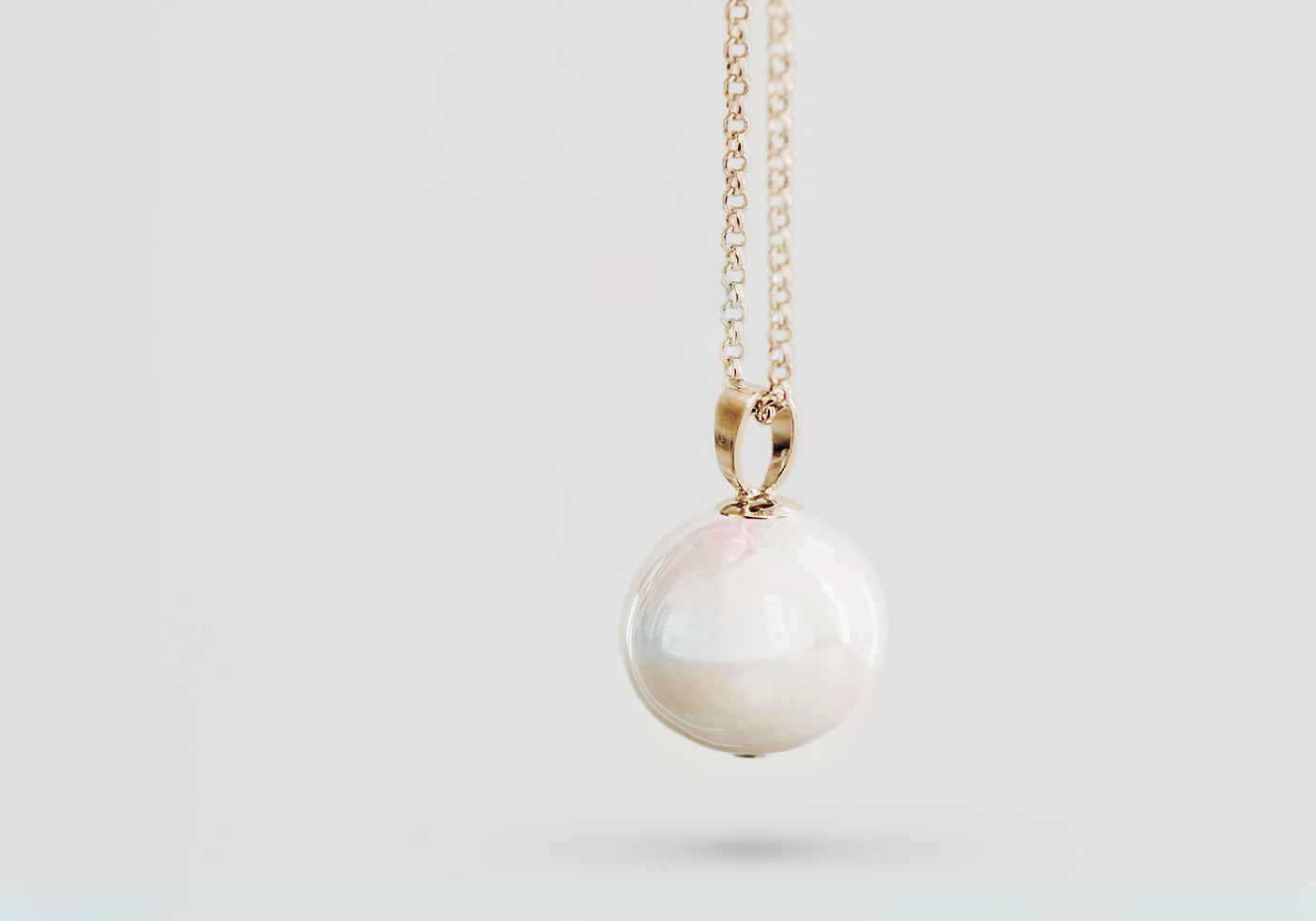 Perle mit Seele - WHITE ANGEL gold